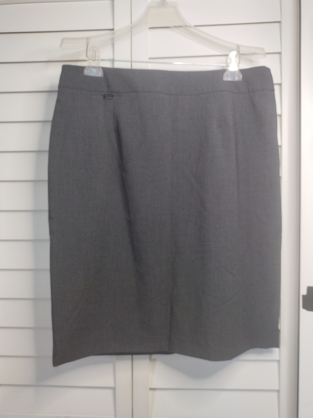 Calvin Klein Women's Gray Pencil Skirt Size 16